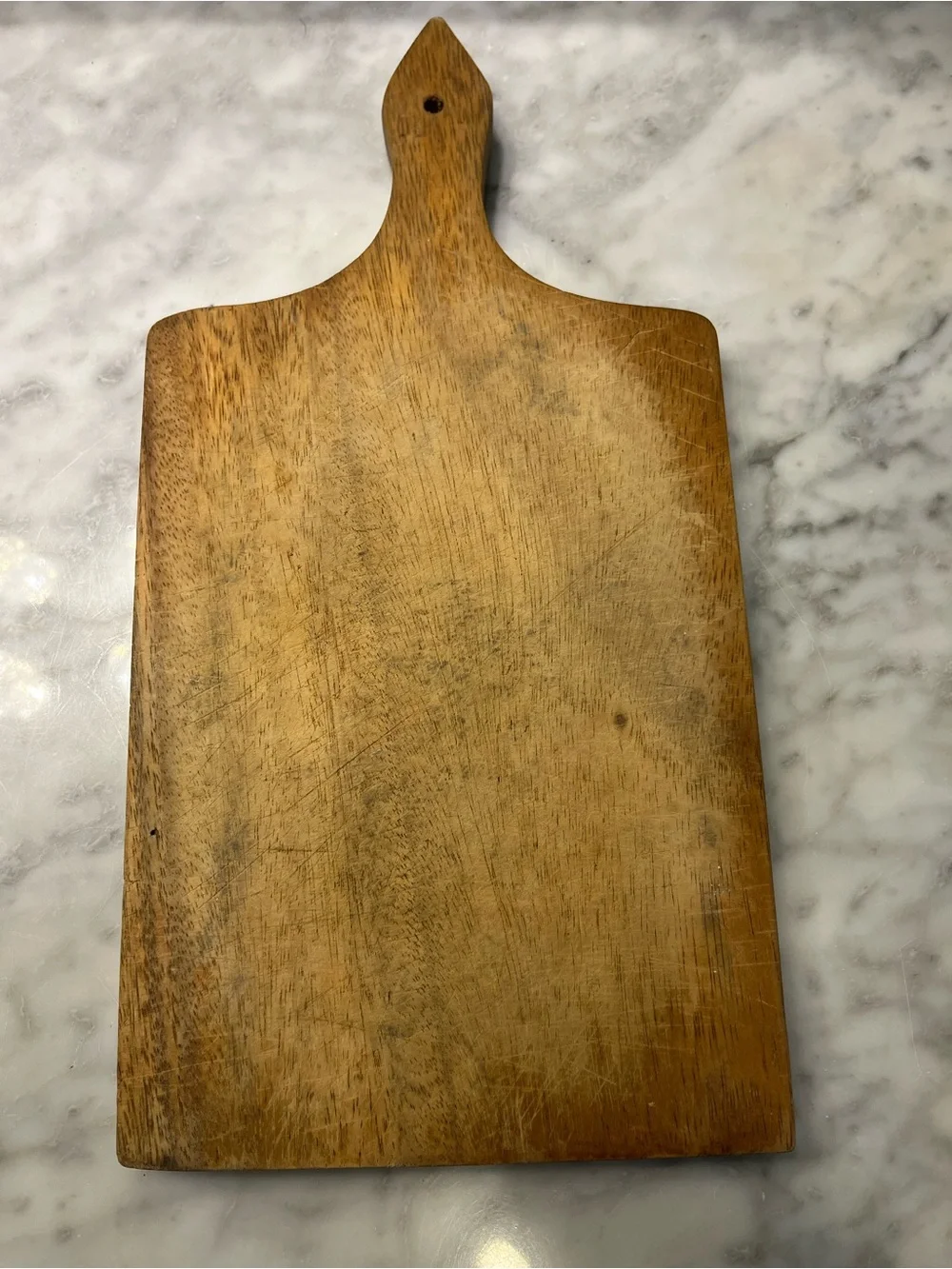 Hand-Painted Wooden Serving/Charcuterie Board - Yellow & Green Floral